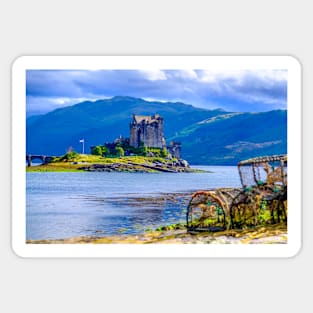 Eilean Donan castle, Scotland Sticker